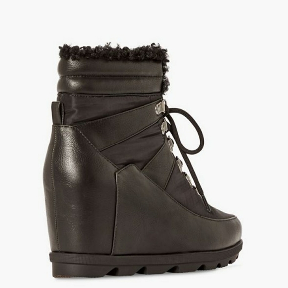 Wedge Lace-up winter boot - Picture 4 of 5